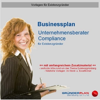 Businessplan Unternehmensberater Compliance für Existenzgründer