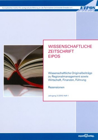 Wissenschaftliche Zeitschrift des Europäischen Instituts für postgraduale Bildung an der Technischen Universität Dresden e. V. –  EIPOS