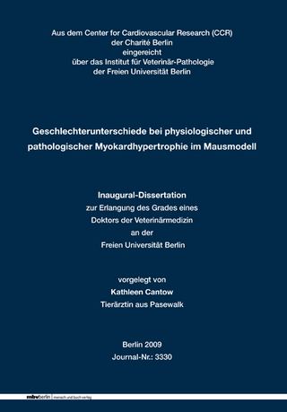 Geschlechterunterschiede bei physiologischer und pathologischer Myokardhypertrophie im Mausmodell