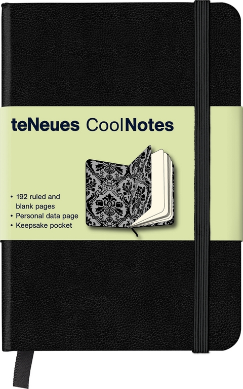 Black/Silver Baroque Coolnotes Small