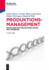 Produktionsmanagement -  Stefan Kiener,  Nicolas Maier-Scheubeck,  Robert Obermaier,  Manfred Wei&szlig;
