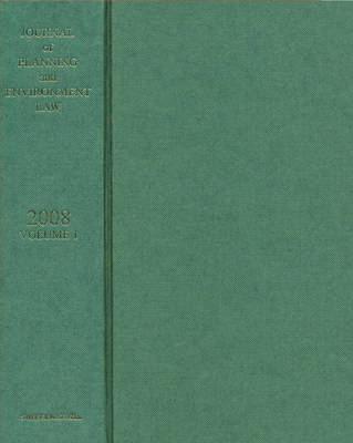 Journal of Planning and Environment Law