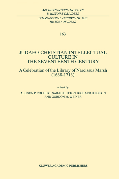 Judaeo-Christian Intellectual Culture in the Seventeenth Century - 
