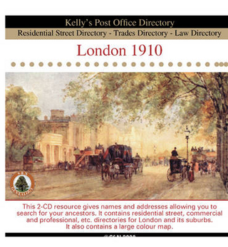 London 1910 Post Office Directory