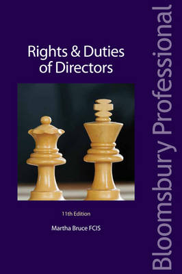 Rights and Duties of Directors - Martha Bruce