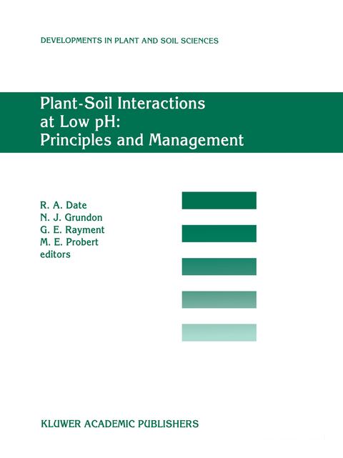 Plant-Soil Interactions at Low pH: Principles and Management - 