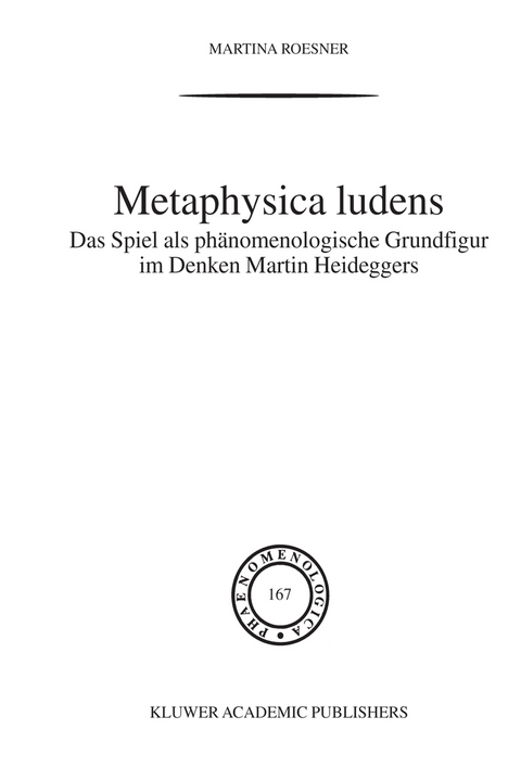 Metaphysica Ludens - Martina Roesner