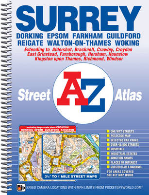 Surrey Street Atlas -  Geographers' A-Z Map Company