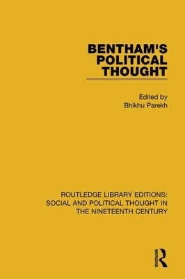 Bentham's Political Thought - 