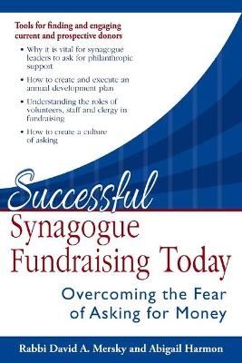Successful Synagogue Fundraising Today - Rabbi David A. Mersky, Abigail Harmon