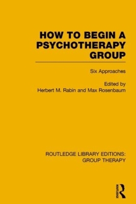 How to Begin a Psychotherapy Group - 