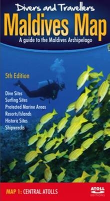 Divers' and Travellers' Maldives Map