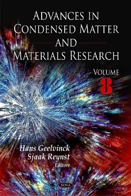 Advances in Condensed Matter & Materials Research - 