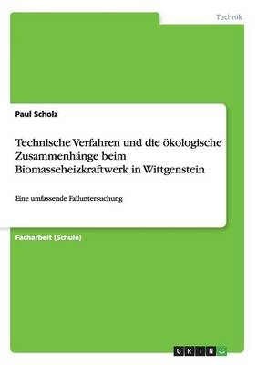 Technische Verfahren und die &Atilde;&para;kologische Zusammenh&Atilde;&curren;nge beim Biomasseheizkraftwerk in Wittgenstein - Paul Scholz