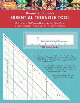 fast2cut (R) Bonnie K. Hunter's Essential Triangle Tool - Bonnie K. Hunter