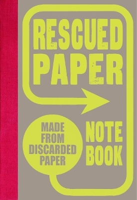 Rescued Paper Notebook, hardcover - 