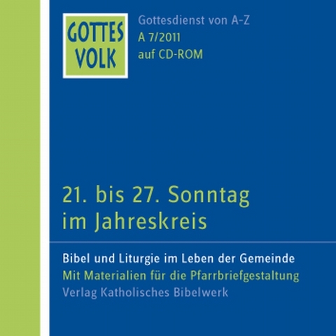 Gottes Volk LJ A7/2011 CD-ROM - 