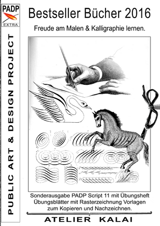 Bestseller Bücher 2016 - Freude am Malen & Kalligraphie lernen.