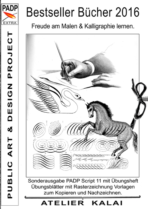 Bestseller Bücher 2016 - Freude am Malen & Kalligraphie lernen. - 