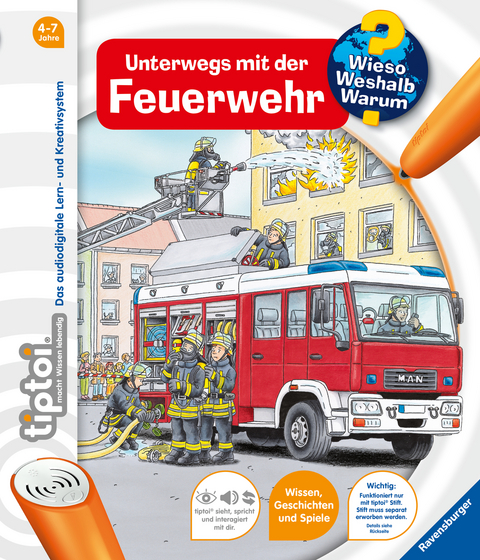 tiptoi&reg; Wieso? Weshalb? Warum? Unterwegs mit der Feuerwehr - Daniela Flucht