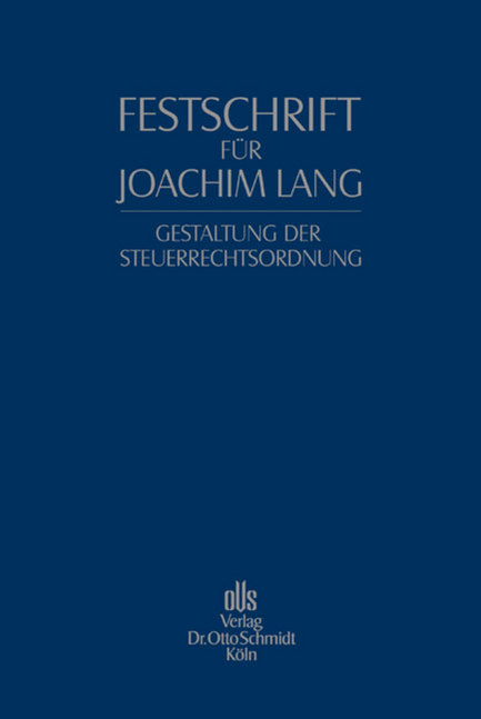 Festschrift f&uuml;r Joachim Lang - 