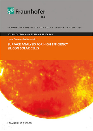 Surface Analysis for High Efficiency Silicon Solar Cells