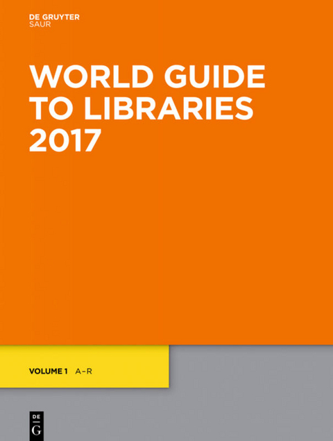 World Guide to Libraries 2017 -  [unknown]