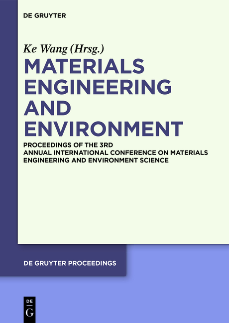 Materials Engineering and Environment - 