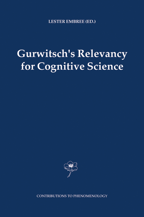 Gurwitsch's Relevancy for Cognitive Science - 