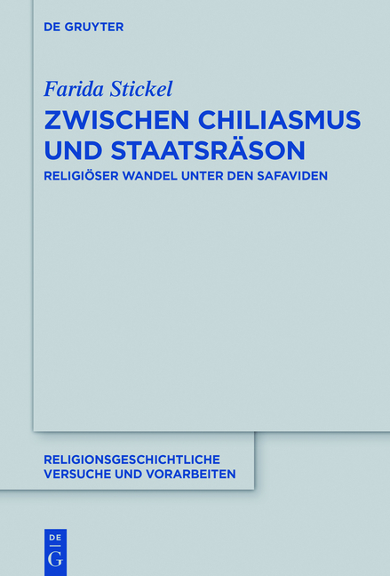 Zwischen Chiliasmus und Staatsr&auml;son - Farida Stickel