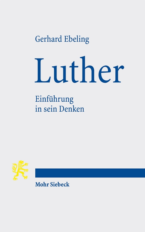Luther - Gerhard Ebeling
