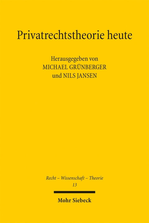 Privatrechtstheorie heute - 