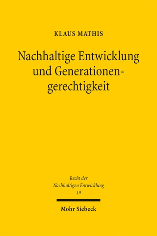Nachhaltige Entwicklung und Generationengerechtigkeit