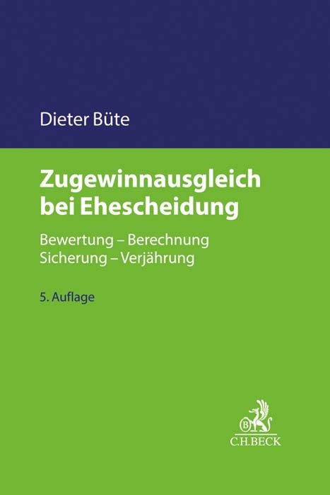 Zugewinnausgleich bei Ehescheidung - Dieter B&uuml;te