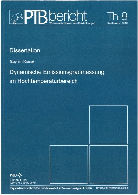 Dynamische Emissionsgradmessung im Hochtemperaturbereich - Stephan Krenek