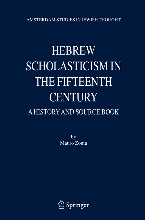 Hebrew Scholasticism in the Fifteenth Century - Mauro Zonta