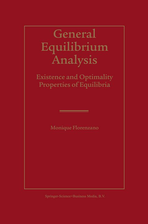 General Equilibrium Analysis - Monique Florenzano