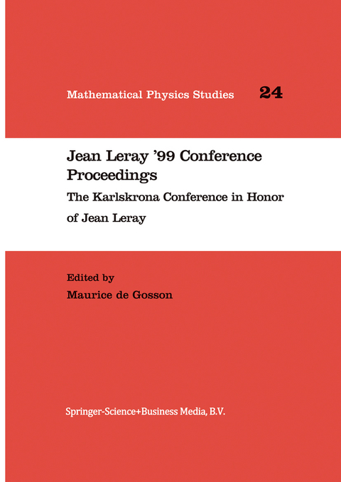 Jean Leray &rsquo;99 Conference Proceedings - 