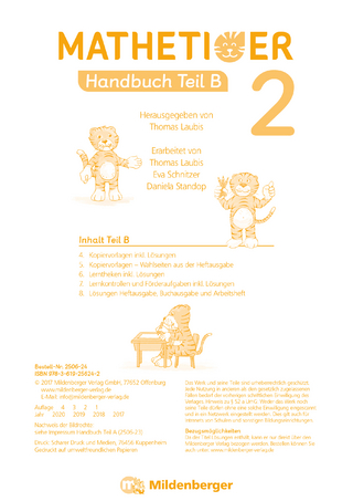 Mathetiger 2 – Handbuch, Teil B • Neubearbeitung