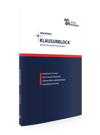 Klausurblock 80 Blatt