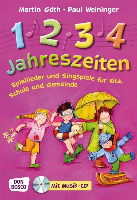 1, 2, 3, 4 Jahreszeiten, m. Audio-CD - Martin G&ouml;th, Paul Weininger