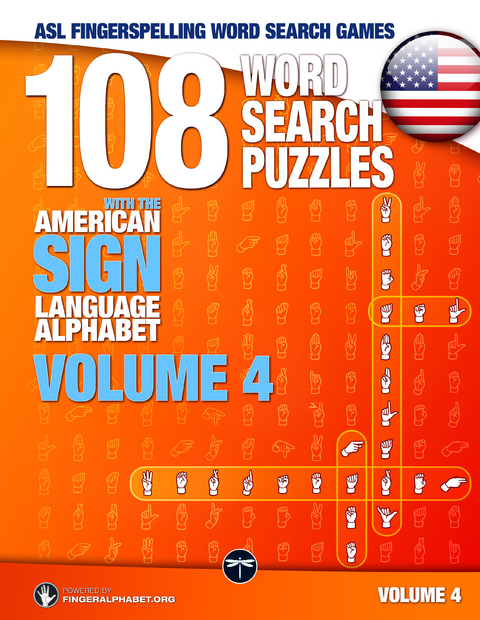 ASL Fingerspelling Games &ndash; 108 Word Search Puzzles with the American Sign Language Alphabet -  Lassal