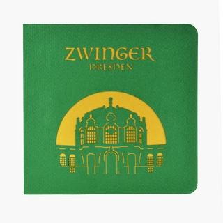 Wunderkarte Dresdner Zwinger grün