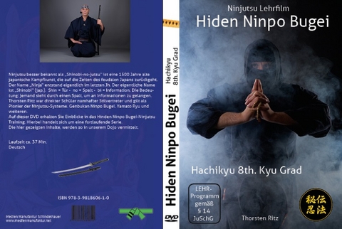 Ninjutsu Lern-DVD Hiden Ninpo Bugei  8th Kyu