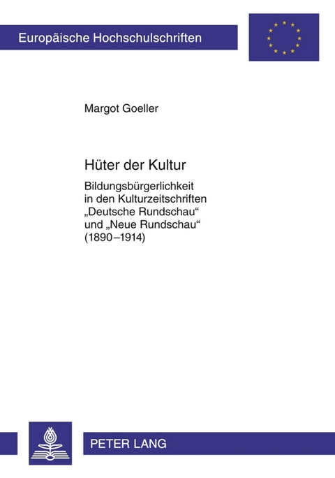 H&uuml;ter der Kultur - Margot Goeller