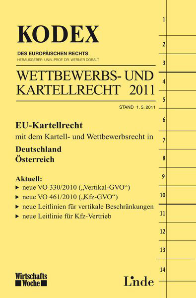 KODEX Wettbewerbs- und Kartellrecht 2011/12 - 