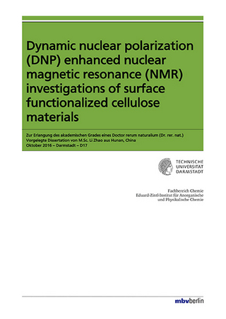 Dynamic nuclear polarization (DNP) enhanced nuclear magnetic resonance (NMR) investigations of surface functionalized cellulose materials