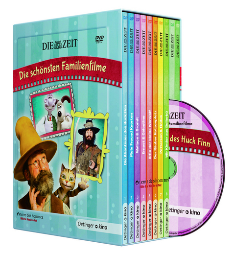 ZEIT-Edition: Die sch&ouml;nsten Familienfilme (10 DVD) - Astrid Lindgren, Gabrielle Vincent, Mark Twain, Otfried Preu&szlig;ler, Paul Van Loon, Sven Nordqvist, Timo Parvela, Tomi Ungerer