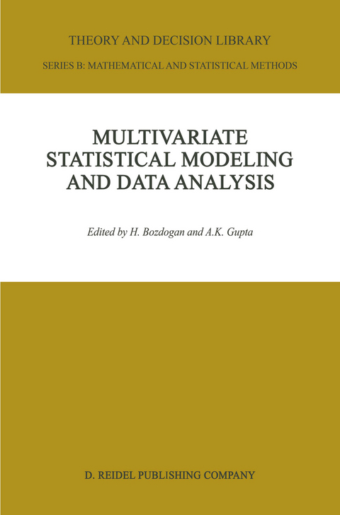 Multivariate Statistical Modeling and Data Analysis - 