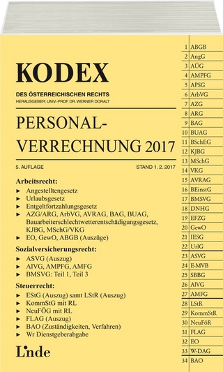 KODEX Personalverrechnung 2017
